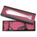 Set cravata slim, butoni, batista rosu, buline albe 1916